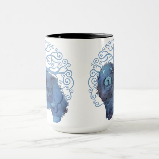 GELIEFERTE GENE KENNEN BAUM DES LEBENS auf beiden Kaffeetasse (Zentrum)