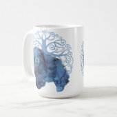 GELIEFERTE GENE KENNEN BAUM DES LEBENS auf beiden Kaffeetasse (Vorderseite Links)