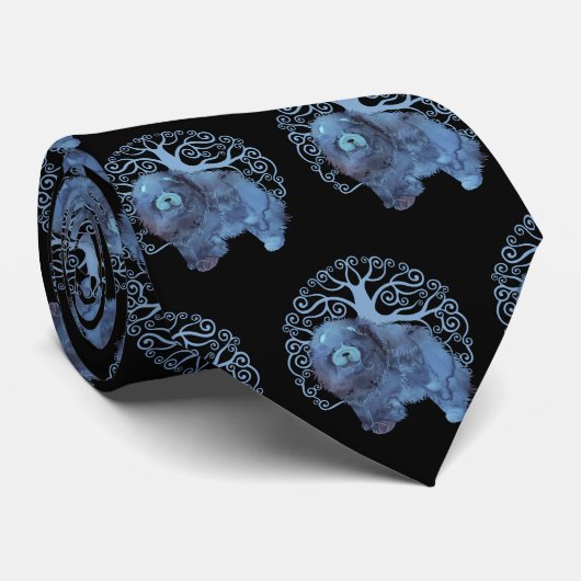 GELIEFERTE GENE KENNEN LEBENSBAUM KRAWATTE (Gerollt)