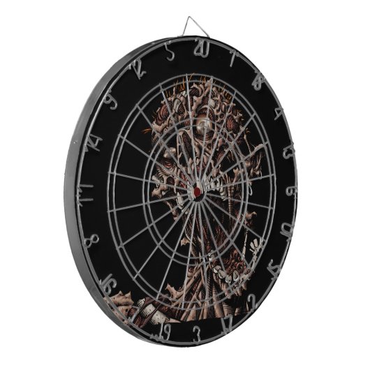 Gelittener fauler das Fleisch-Schrei des untoten Dartscheibe (Vorderseite Links)