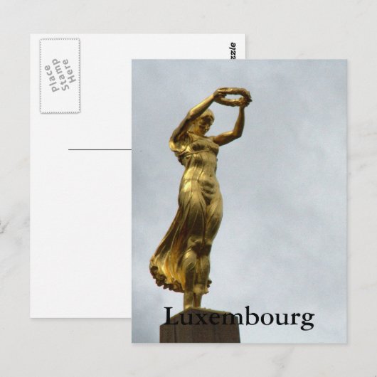 Gëlle Fra Postkarte (Vorne/Hinten)