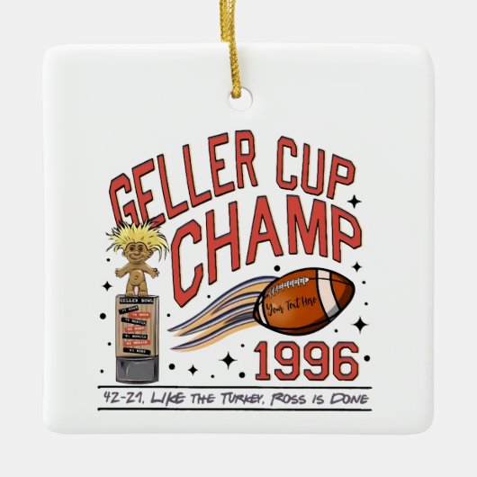 Geller Cup Champion Keramikornament (Vorderseite)