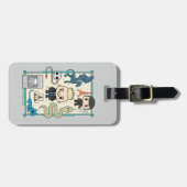 GELLERT GRINDELWALD™ & Barebone-Cartoon Gepäckanhänger (Vorderseite horizontal)