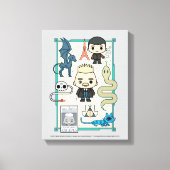 GELLERT GRINDELWALD™ & Barebone-Cartoon Leinwanddruck (Vorderseite)