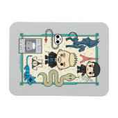 GELLERT GRINDELWALD™ & Barebone-Cartoon Magnet (Horizontal)