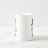 GELLERT GRINDELWALD™ & Barebone-Cartoon Porzellantasse (Vorderseite)