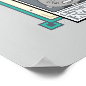 GELLERT GRINDELWALD™ & Barebone-Cartoon Poster (Ecke)