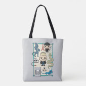 GELLERT GRINDELWALD™ & Barebone-Cartoon Tasche (Rückseite)