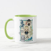 GELLERT GRINDELWALD™ & Barebone-Cartoon Tasse (Links)