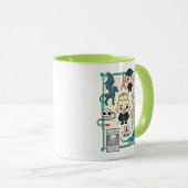 GELLERT GRINDELWALD™ & Barebone-Cartoon Tasse (VorderseiteRechts)