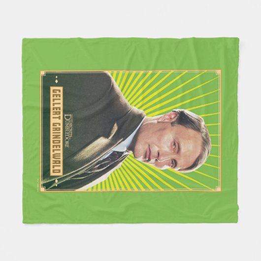 Gellert Grindelwald Character Graphic Fleecedecke (Vorderseite (Horizontal))