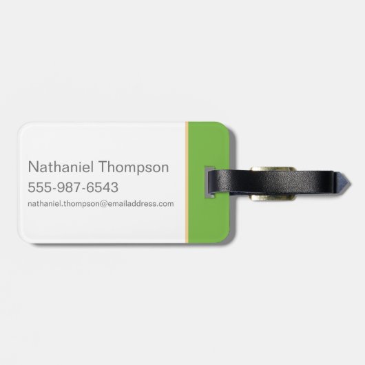 Gellert Grindelwald Character Graphic Gepäckanhänger (Rückseite horizontal)