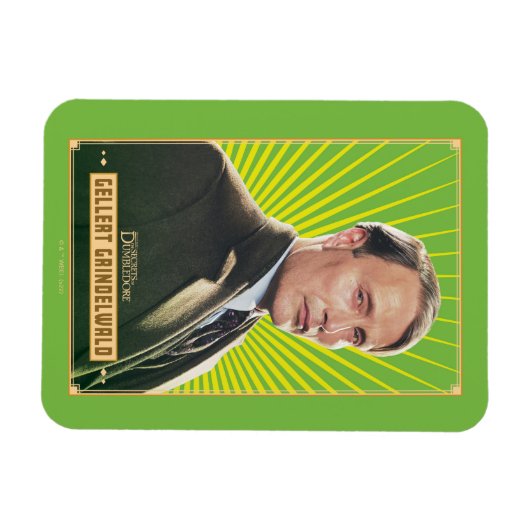 Gellert Grindelwald Character Graphic Magnet (Horizontal)