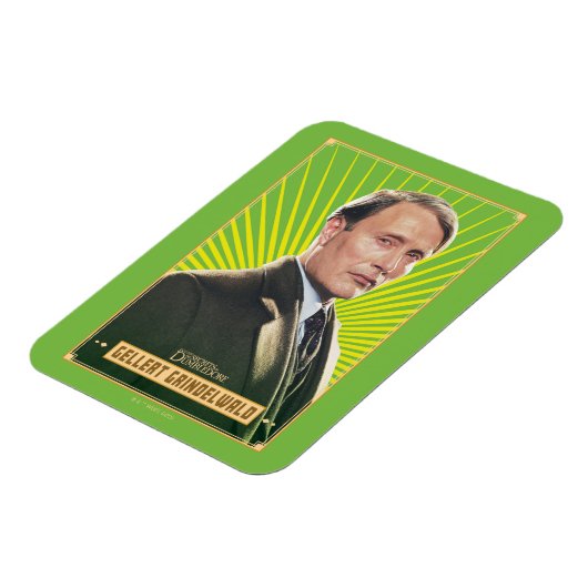Gellert Grindelwald Character Graphic Magnet (Linke Seite)