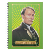 Gellert Grindelwald Character Graphic Notizblock (Vorderseite)