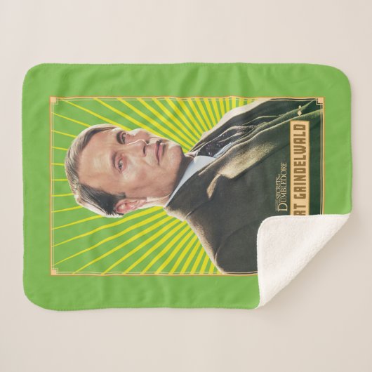 Gellert Grindelwald Character Graphic Sherpadecke (Vorderseite (Horizontal))