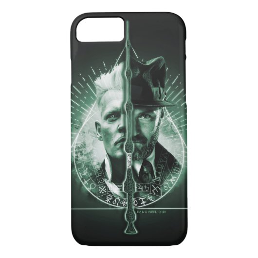 GELLERT GRINDELWALD™ gegen Dumbledore Case-Mate iPhone Hülle (Rückseite)