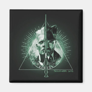 GELLERT GRINDELWALD™ gegen Dumbledore Magnet
