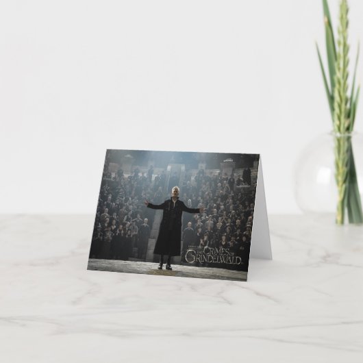 GELLERT GRINDELWALD™'s Speech Foto Karte (Vorderseite)