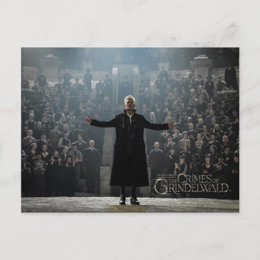 GELLERT GRINDELWALD™'s Speech Foto Postkarte (Vorderseite)