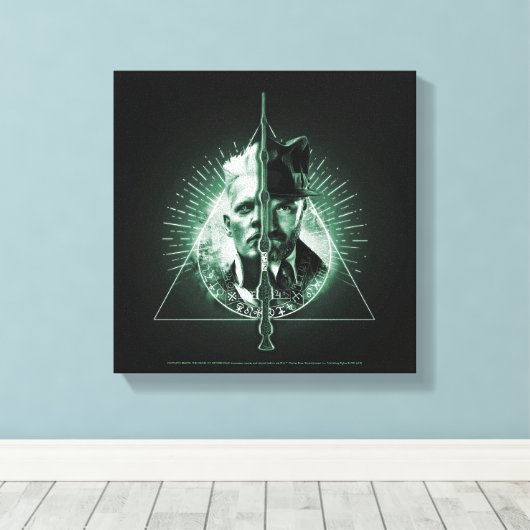 GELLERT GRINDELWALD™ Versus Dumbledor Leinwanddruck (Insitu (Holzboden))