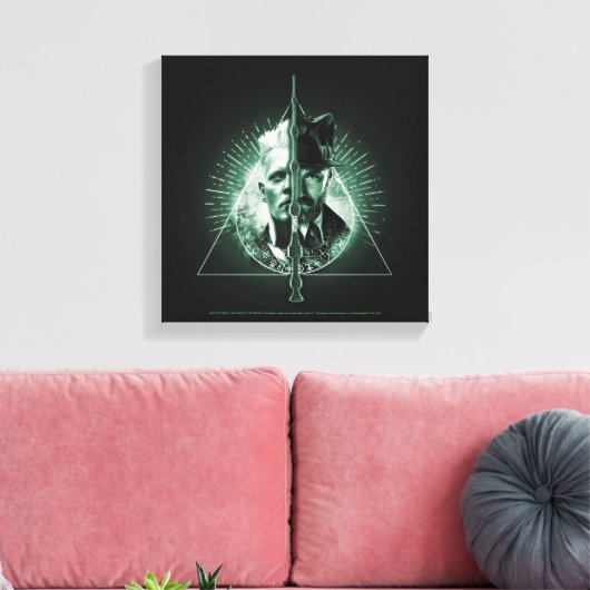 GELLERT GRINDELWALD™ Versus Dumbledor Leinwanddruck (Insitu (Wohnzimmer))
