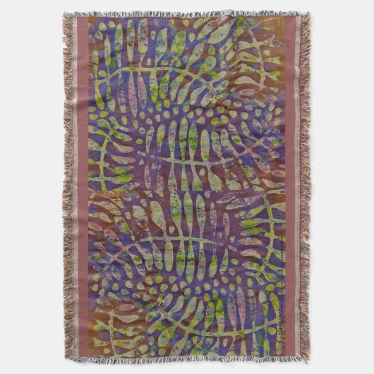 Gelli Print Stift Abstrakte Kunst Decke (Vorderseite Vertikal)