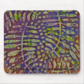 Gelli Print Stift Abstrakte Kunst Mousepad (Vorne)