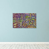 Gelli Print Stift Abstrakte Leinwand Kunst, Dichtu (Insitu (Holzboden))