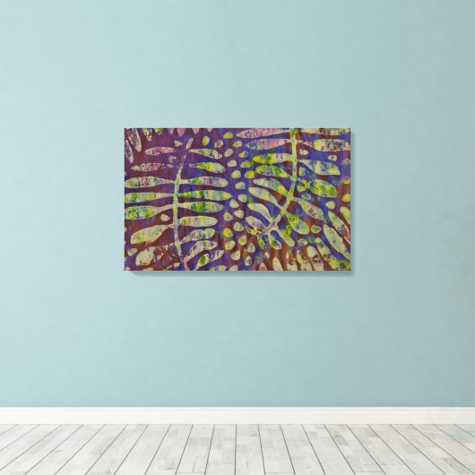 Gelli Print Stift Abstrakte Leinwand Kunst, Dichtu (Insitu (Holzboden))