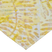 Gelli Printed Golden Blätter Tischdecke (Schrägansicht)