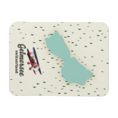Gelmersee Schweiz See Magnet (Horizontal)