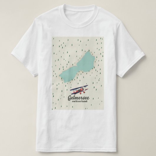 Gelmersee Schweiz See T-Shirt (Design vorne)
