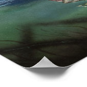 gelobt in der Fischerei Largemouth Bass Poster (Ecke)