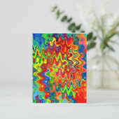 Gelockte Farbpostkarte Postkarte (Stehend Vorderseite)