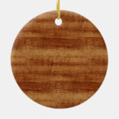 Gelockte Koa Akazien-hölzerner Korn-Blick Keramikornament (Hinten)