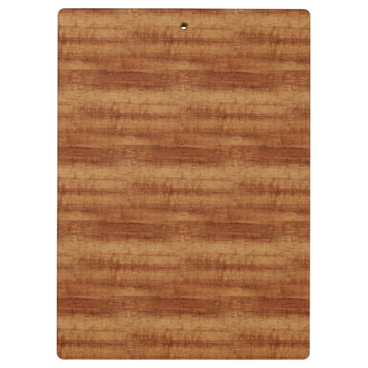 Gelockte Koa Akazien-hölzerner Korn-Blick Klemmbrett (Rückseite)