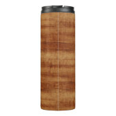 Gelockte Koa Akazien-hölzerner Korn-Blick Thermosbecher (Rückseite)