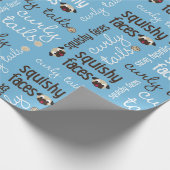 Gelockte Schwänze, Squishy Geschenkpapier (Ecke)