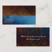 Gelockter BlumenSchmutz - künstlerische Visitenkarte (Vorne/Hinten)