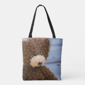 Gelockter Brown-Teddybär Tasche (Rückseite)