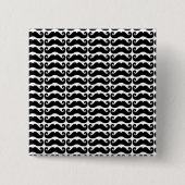 Gelockter Schnurrbart Button (Vorderseite)