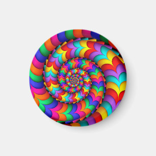 Gelockter Spulen-Regenbogen-Spiralen-Magnet Magnet