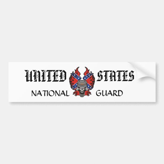 GELÖSTER STAATS-NATIONALER SCHUTZ AUTOAUFKLEBER (Vorne)