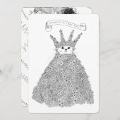 Gelöstes, aber schönes zweiseitiges zeichn einladung (Vorne/Hinten)