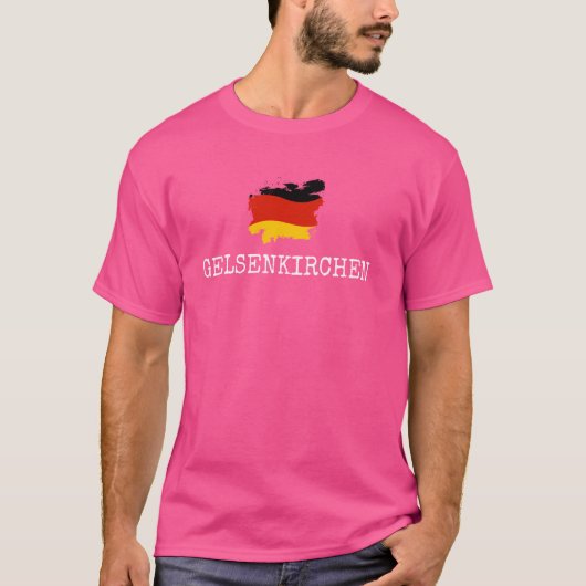 Gelsenkirchen Deutschland Deutschland Deutsch W T-Shirt (Vorderseite)