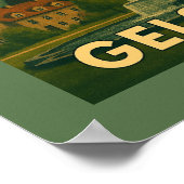 Gelsenkirchen Deutschland Stadt Kunst Poster (Ecke)