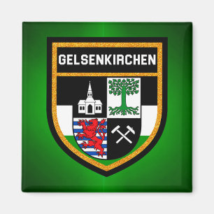 Gelsenkirchen-Flag Magnet