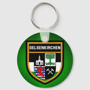 Gelsenkirchen-Flag Schlüsselanhänger