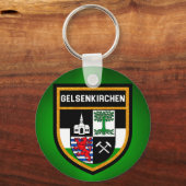 Gelsenkirchen-Flag Schlüsselanhänger (Vorderseite)